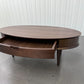 Bentleys Solid Walnut Oval Coffee Table With Drawer RRP £519