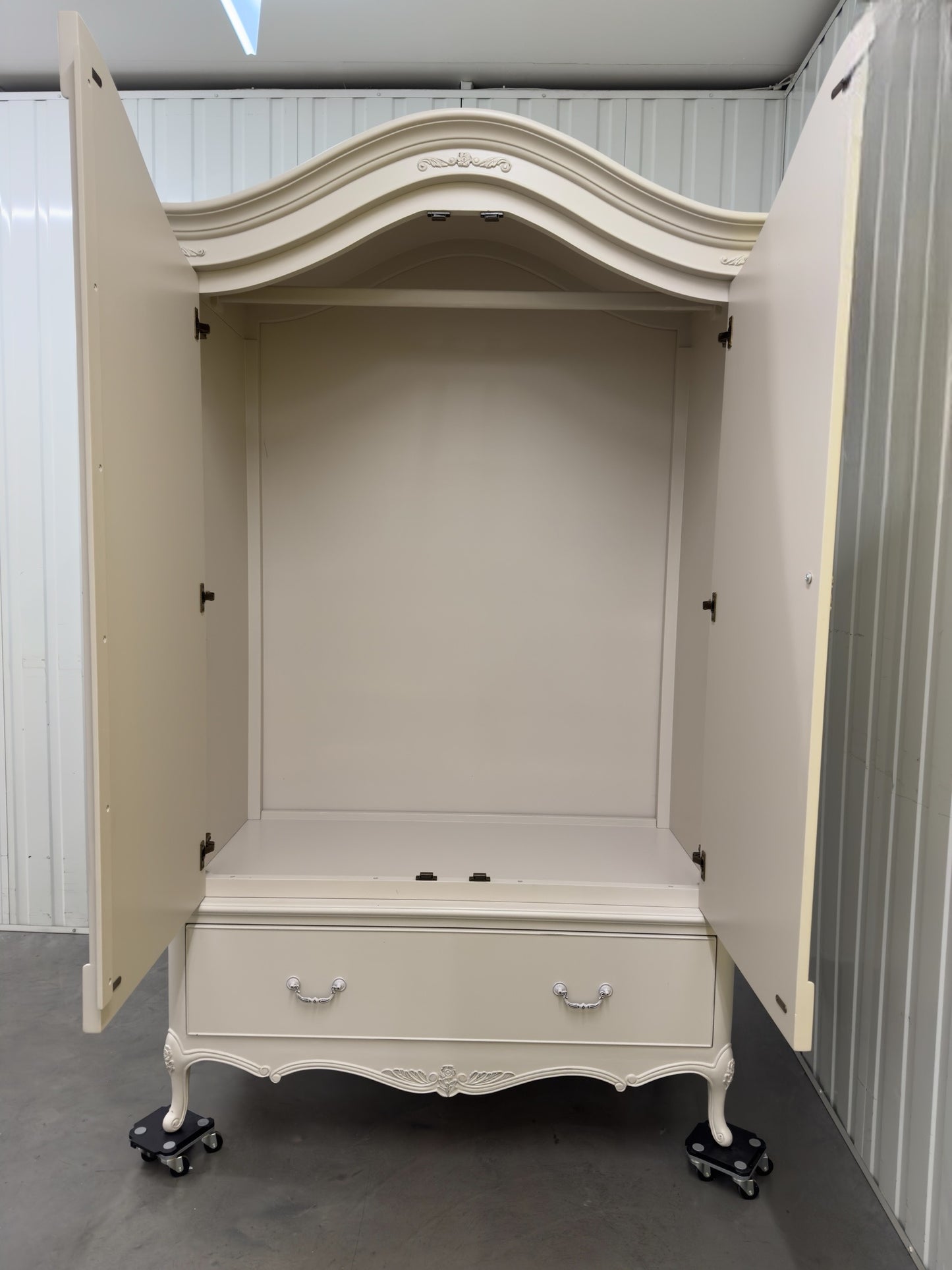 John Lewis Shabby Chic Double Wardrobe, Rose Mint Range RRP £1349