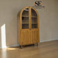 Natural Solid Oak Display Cabinet Belgrave Range From Oak Furnitureland RRP £1139