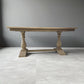 Solid Weathered Oak 6 to 8 Seater Extending Dining Table, Burleigh Range From Oak Furnitureland RRP £1059