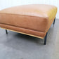 Oak Furnitureland Modish Vintage Tan Leather Footstool £599