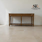 Solid Oak & Oak Veneer Extra Large Console Table, Elkstone Mellow Oak Range, RRP £650