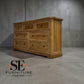 Natural Solid Oak 7 Drawer Chest, Brennan Range From Oak Furnitureland RRP £899