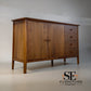 Solid Walnut & Quality Walnut Veneer Sideboard, Barrington Range £850