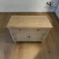 Solid Oak Frame Limewashed Finish Small Sideboard, Camille Limewash Range RRP £750