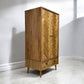 Brushed & Glazed Solid Oak Double Wardrobe, Parquet Range From Oak Furnitureland RRP £949