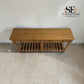 Solid Oak & Oak Veneer Extra Large Console Table, Elkstone Mellow Oak Range, RRP £650