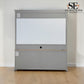 Oak & Solid Wood Frames Dove Grey Painted Hideaway Media Unit RRP £1900