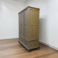 Oak Furnitureland Weathered Oak Triple Wardrobe with Tie Rack & Glass Mirror, Burleigh Range RRP £1649