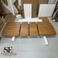 Natural Solid Oak Extending Dining Table, 6 to 10 Seater Bentley Range From Oak Furnitureland RRP £1079