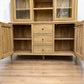 Oak Furnitureland Light Natural Solid Oak Large Dresser Newton Range RRP £1499