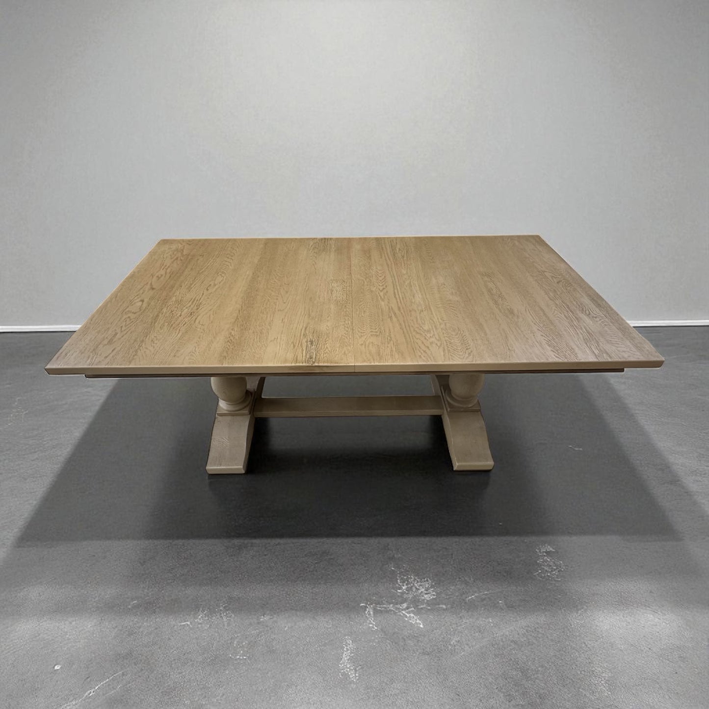 Solid Weathered Oak 6 to 8 Seater Extending Dining Table, Burleigh Range From Oak Furnitureland RRP £1059