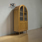 Natural Solid Oak Display Cabinet Belgrave Range From Oak Furnitureland RRP £1139