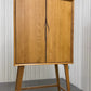 Oak Furnitureland Solid Oak Drinks Cabinet Ellipse Range RRP £649