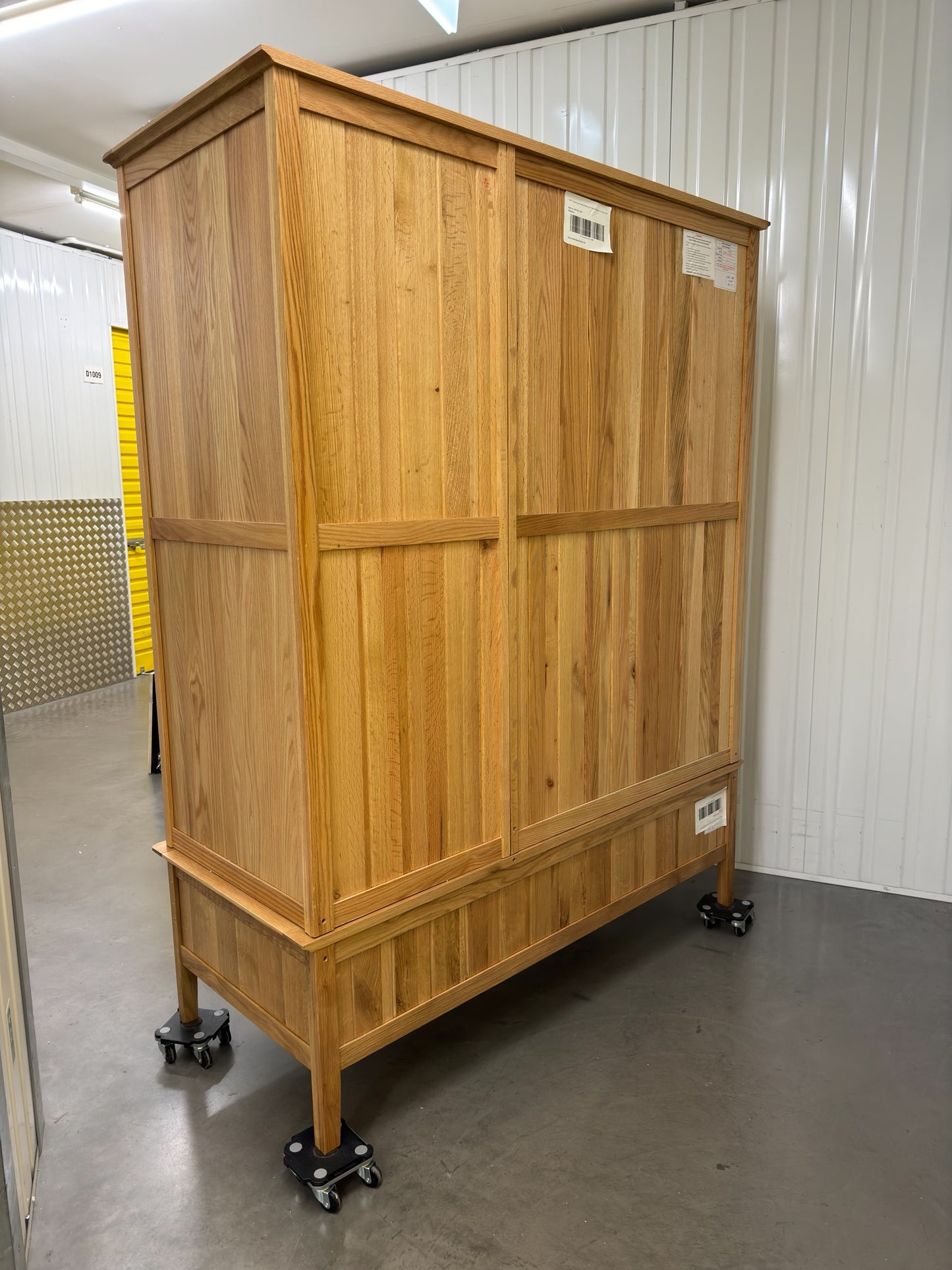 Oak Furnitureland Natural Solid Oak Triple Wardrobe Copenhagen Range RRP £1499