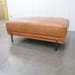 Oak Furnitureland Modish Vintage Tan Leather Footstool £599