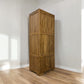 Oak Furnitureland Natural Solid Oak Slim Kitchen Larder Bevel Range RRP £1049