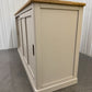 Oak Furnitureland Oak Top & Grey Painted Sideboard with Brass Coloured Hardware Henley Range RRP £649