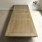 Solid Oak & Quality Oak Veneer 6-10 Seater Extending Dining Table with Limewashed Finish, Camille Range RRP £1500