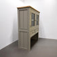 Solid Oak Top & Solid Wood Dresser Top in Grey