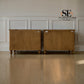 Set of 2 Solid Oak & Quality Oak Veneer Wide Bedside Tables from the Elkstone Mellow Oak Range RRP £700