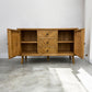 Brushed & Glazed Solid Oak Sideboard Parquet Range From Oak Furnitureland RRP £649
