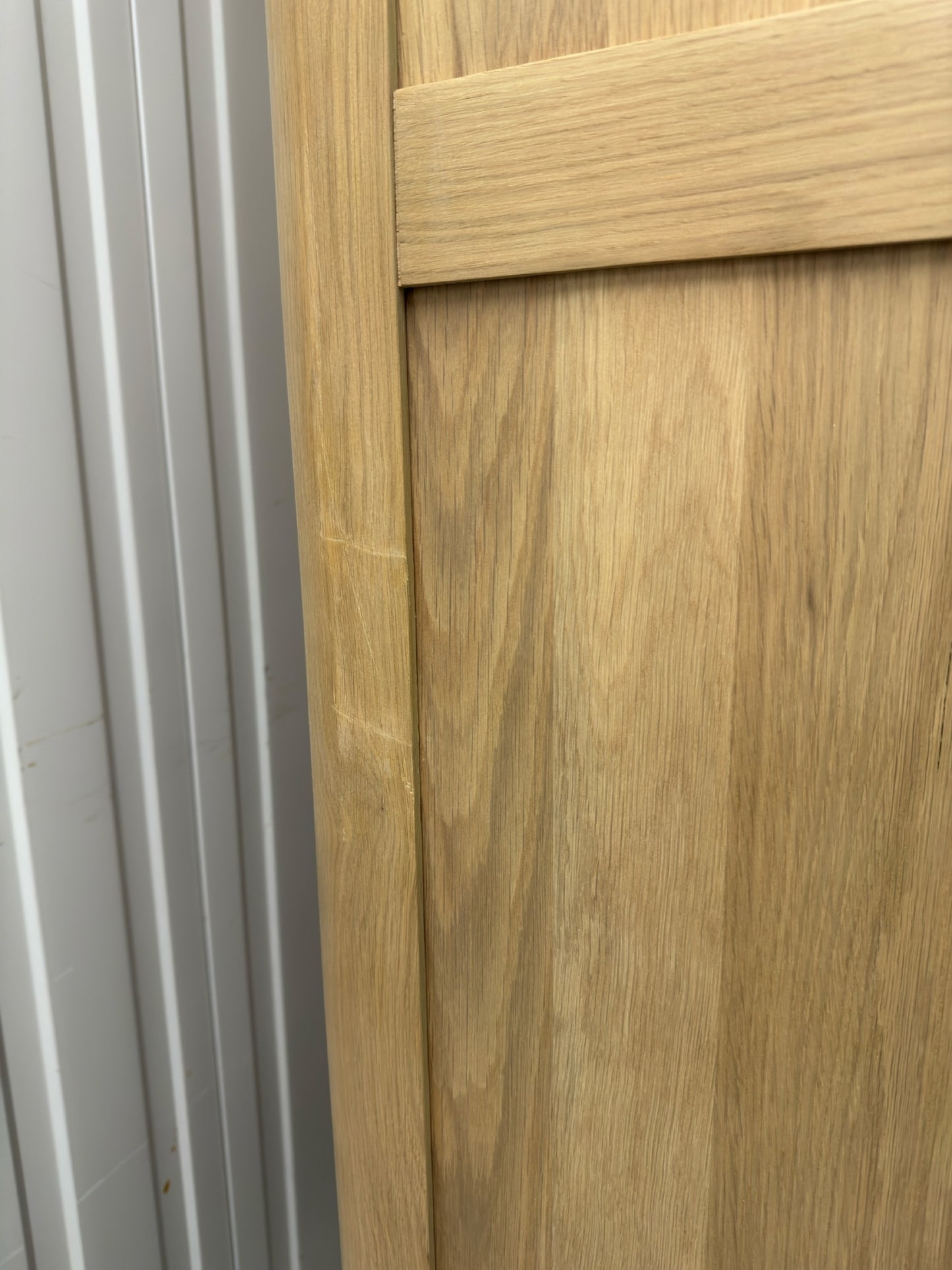 Oak Furnitureland Light Natural Solid Oak Triple Wardrobe Newton Range RRP £1549