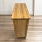 Solid oak cabinet with closed double doors – SE Furniture Outlet