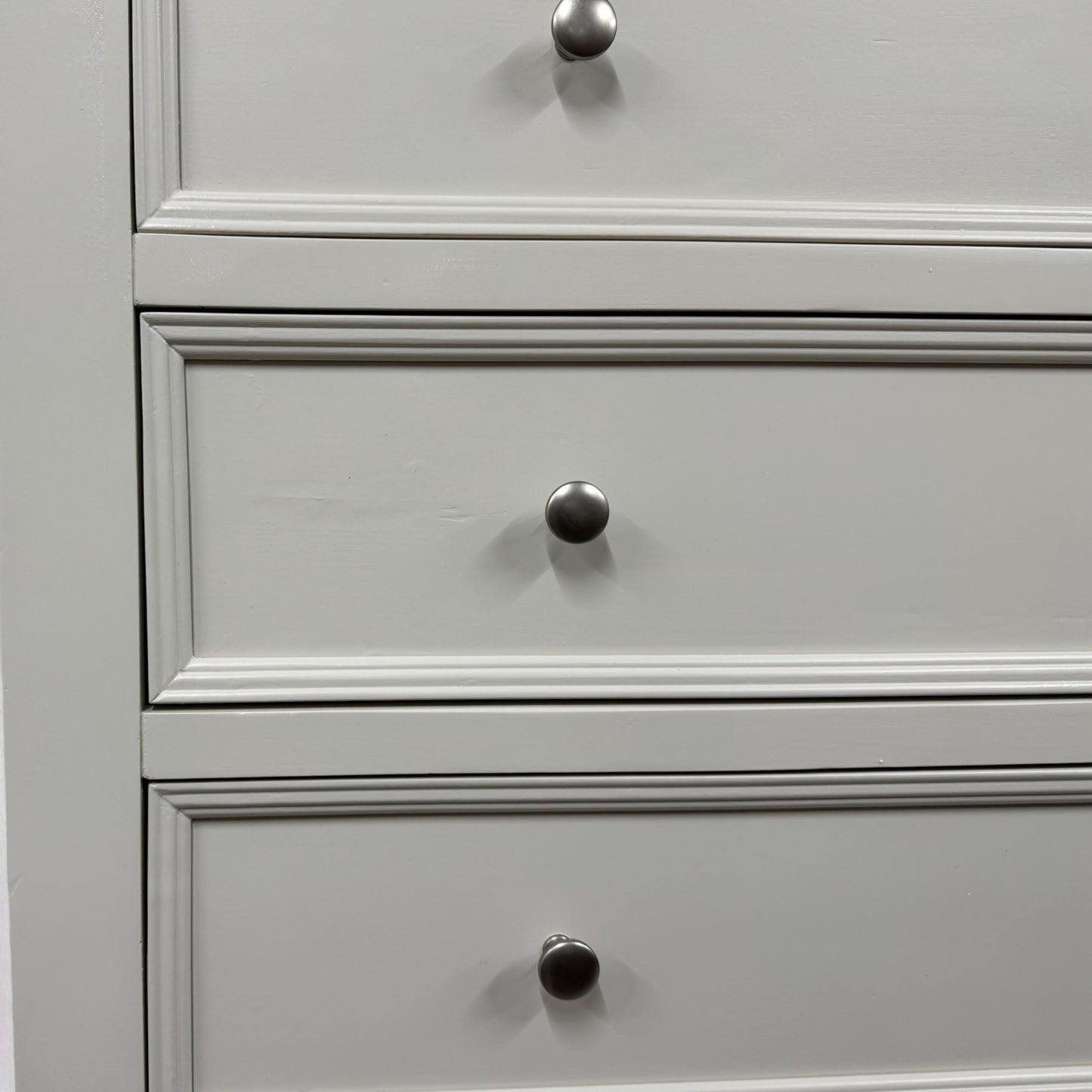 Natural Solid Oak & Painted 5 Drawer Chest, From Oak Furniture Superstore