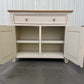 Oak & White Painted Small Sideboard RRP £479 (No Veneer, MDF Or Chipboard Used)