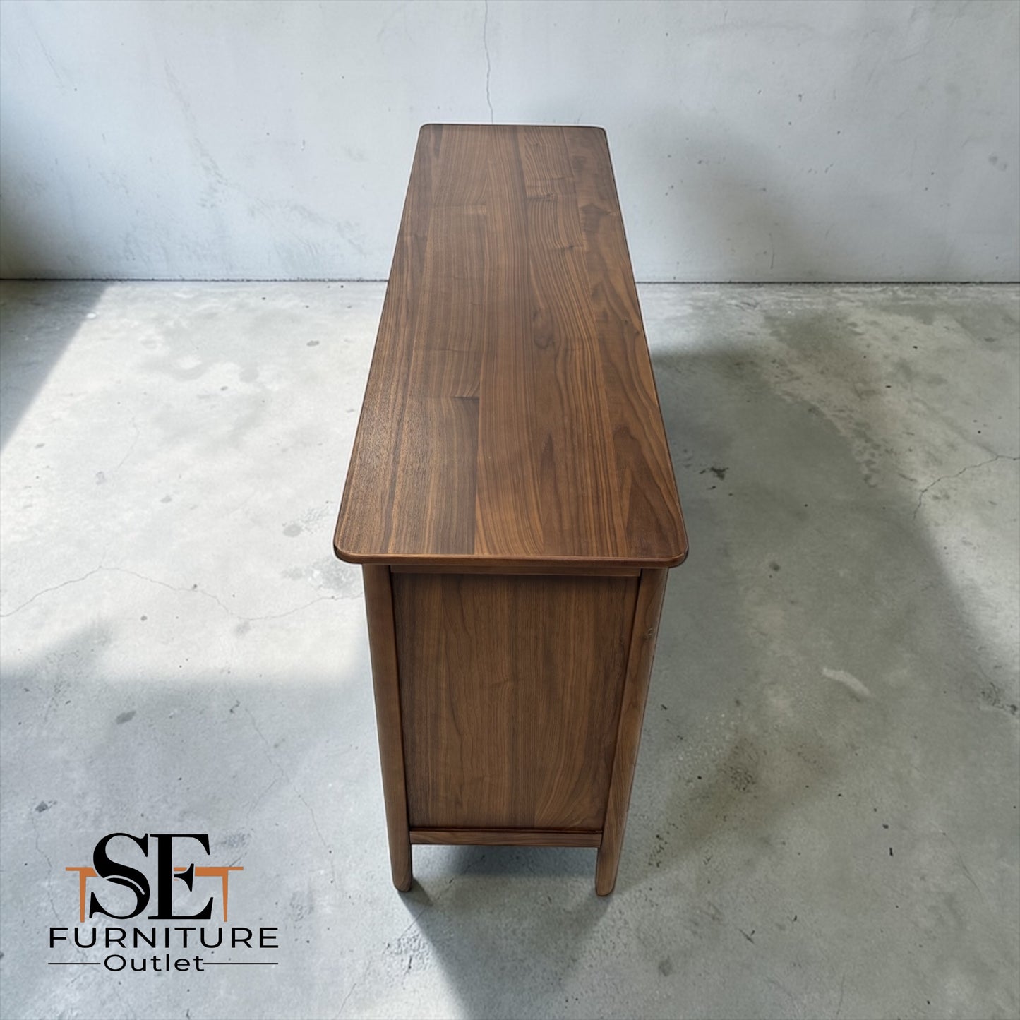 Solid Walnut & Quality Walnut Veneer Sideboard, Barrington Range £850
