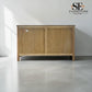 Grey-toned Limewashed Finish Solid Oak and Oak Veneer 6-Drawer Chest, Camille Range RRP £999