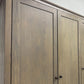 Smoked Solid Oak & Oak Veneer Triple Wardrobe, Bibury Smoked Oak Range, RRP £1799