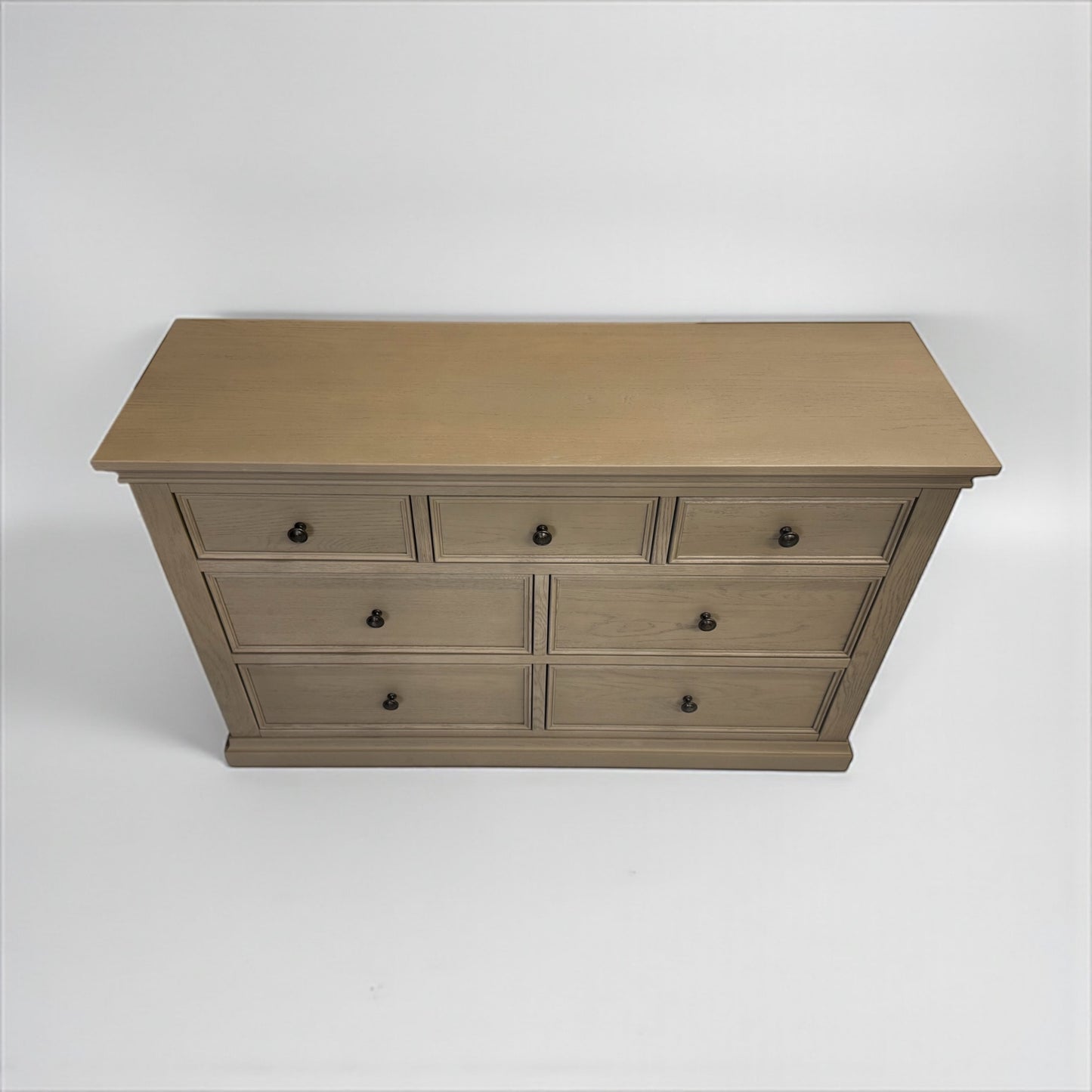Weathered Oak 7 Drawer Chest, Burleigh Range From Oak Furnitureland RRP £759