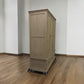 Oak Furnitureland Weathered Oak Triple Wardrobe with Tie Rack & Glass Mirror, Burleigh Range RRP £1649