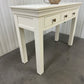 Cotswold Company Solid Wood Frame & Warm White Painted Console Table RRP £399