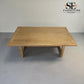 Solid Oak & Quality Oak Veneer 6 Seater Trestle Dining Table with Whitewash Finished, Inglesham Range RRP £699
