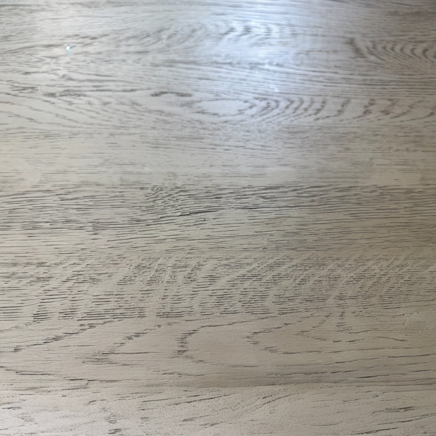 Solid Weathered Oak 6 to 8 Seater Extending Dining Table, Burleigh Range From Oak Furnitureland RRP £1059