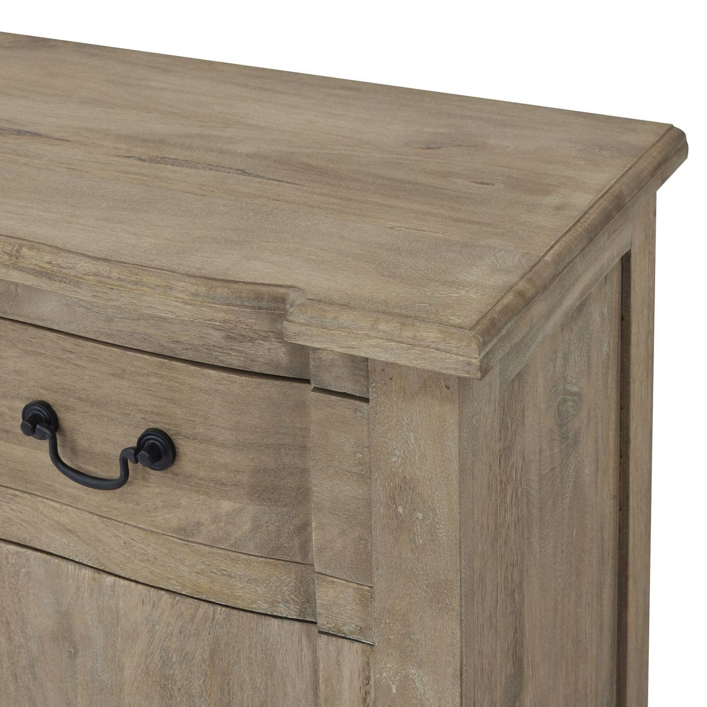 COPGROVE COLLECTION 1 DRAWER 2 DOOR SOLID WOOD FRENCH STYLE SIDEBOARD