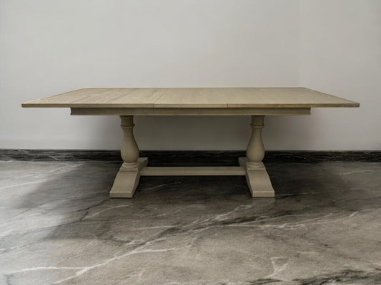 Weathered Oak 6 to 8 Seater Extending Dining Table, Burleigh Range From Oak Furnitureland RRP £1059