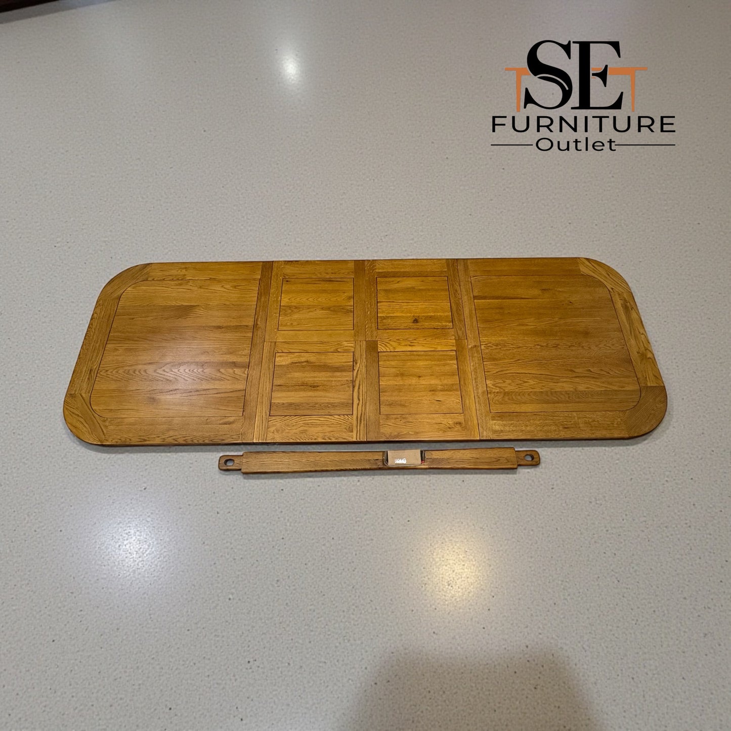 Rustic Solid Oak Extending Dining Table, 10 to 12 Seater Hercules Range From Oak Furnitureland RRP £1099