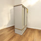 Oak Furnitureland Natural Oak & Grey Painted Double Wardrobe Henley Range RRP £899