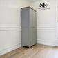Solid Oak Top & Solid Wood Frames Utility Cupboard from the Chester Dove Grey Range RRP £1099
