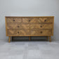 Brushed & Glazed Solid Oak 7 Drawer Chest Parquet Range From Oak Furnitureland RRP £699