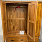 Oak Furnitureland Solid Oak Triple Wardrobe Original Rustic Range RRP £1349