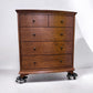 Cotswold Company Solid Dark Oak 5 Drawer Bow Fronted Chest  RRP £799