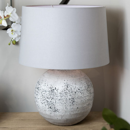 TIMBER LARGE STONE CERAMIC LAMP