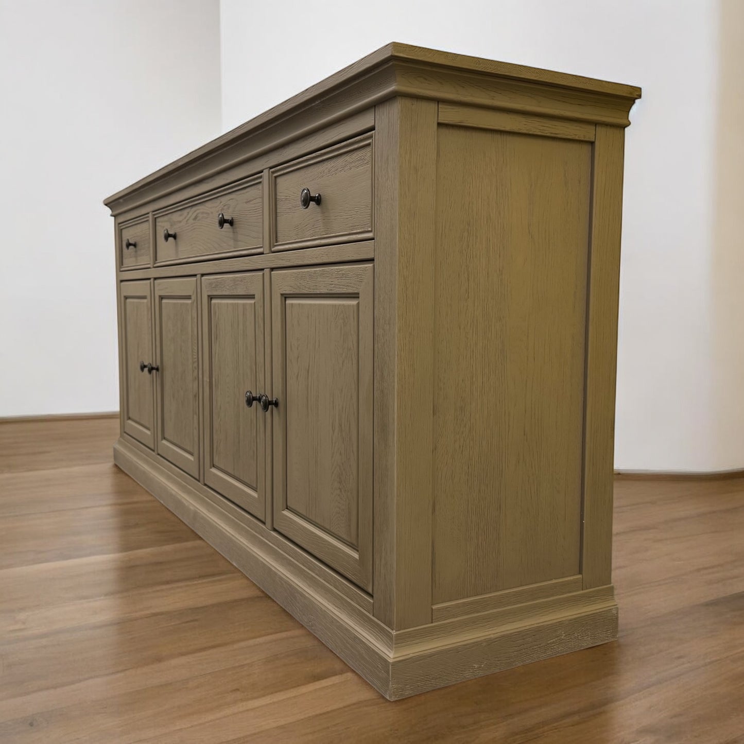Solid Weathered Oak Extra Large Sideboard Burleigh Range From Oak Furnitureland RRP £899