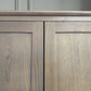 Smoked Solid Oak & Oak Veneer Triple Wardrobe, Bibury Smoked Oak Range, RRP £1799