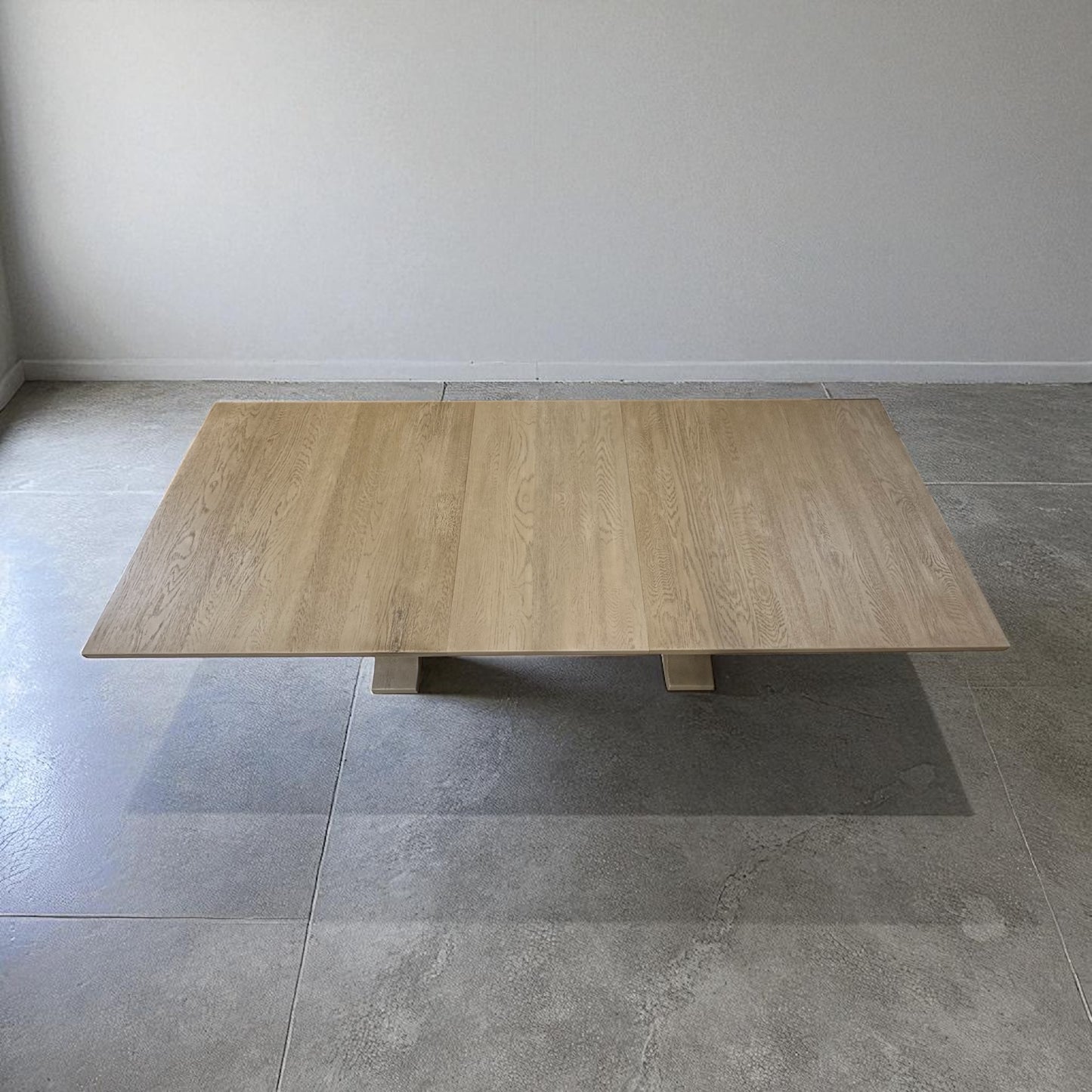 Solid Weathered Oak 6 to 8 Seater Extending Dining Table, Burleigh Range From Oak Furnitureland RRP £1059